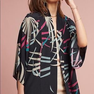 Anthropologie Maeve Kira long kimono jacket